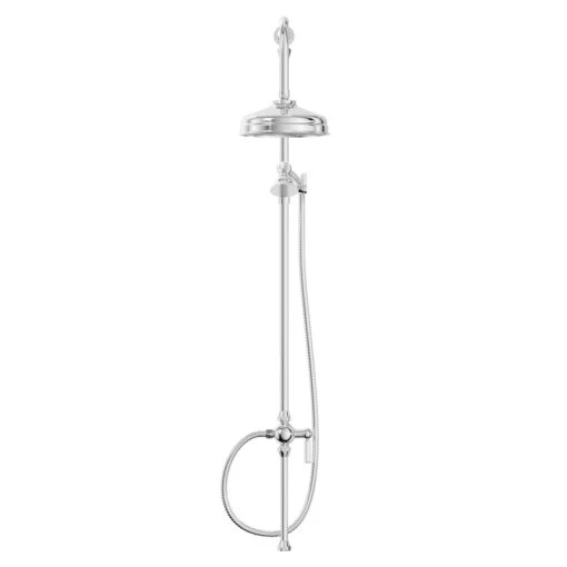 Windsor. Windsor Traditional Polished Chrome Rigid Riser Kit With Diverter - Image 2