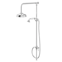 Windsor. Windsor Traditional Polished Chrome Rigid Riser Kit With Diverter