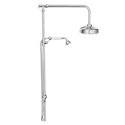 Windsor. Windsor Traditional Polished Chrome Rigid Riser Kit With Diverter -Bathroom Accessories Store windsor traditional polished chrome rigid riser kit with diverter side 08931.1652444102