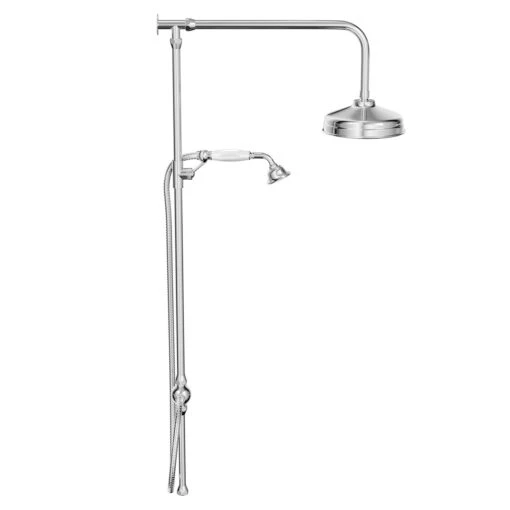 Windsor. Windsor Traditional Polished Chrome Rigid Riser Kit With Diverter - Image 4