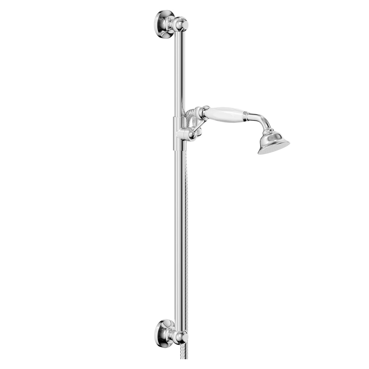 Windsor. Windsor Traditional Polished Chrome Shower Slide Rail Kit - Image 3
